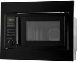Inbouwmagnetron met Grill - Oven Magnetron - Snel Eten Bereiden - 3-in-1 Functionaliteit - 25 Liter - Zwart