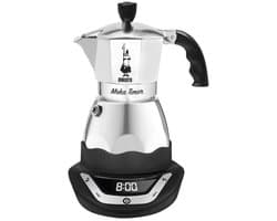 Bialetti Easy Timer Moka espressomaker - Percolator - 6 kops - Elektrisch - Aluminium