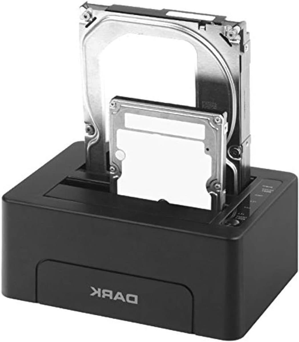 Docking Station - Schijf Kloner - Data Overzetten - Offline Klonen - 2.5/3.5 Inch - Zwart — afbeelding 1