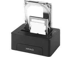 Docking Station - Schijf Kloner - Data Overzetten - Offline Klonen - 2.5/3.5 Inch - Zwart