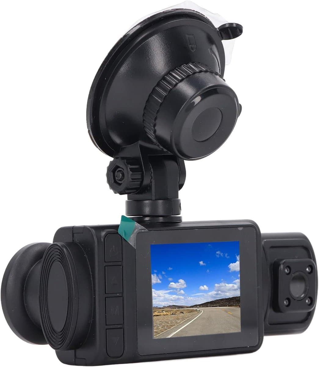 Dash Cam Recorder - Auto Camera - Rij Veiligheid - Drievoudige Camera's - 2.0 Inch IPS - Zwart — afbeelding 1