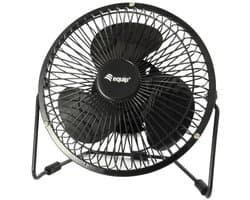 Solidchoice - Tafelventilator USB 15 cm Zwart