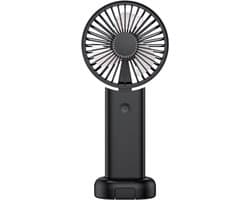 Mini USB oplaadbare handventilator - 3 snelheden, stil, draagbaar voor kantoor, thuis, buiten en op reis