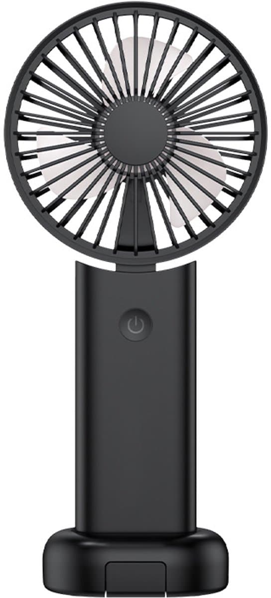 Mini USB oplaadbare handventilator - 3 snelheden, stil, draagbaar voor kantoor, thuis, buiten en op reis — afbeelding 1