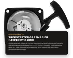 Dailygoods- Trekstarter Professionele Kwaliteit - Herbruikbare Verpakking - Duurzame Constructie - Eenvoudige Installatie - Geschikt voor Kasei KS233/52CC - Betrouwbare Prestaties - Startmechanisme