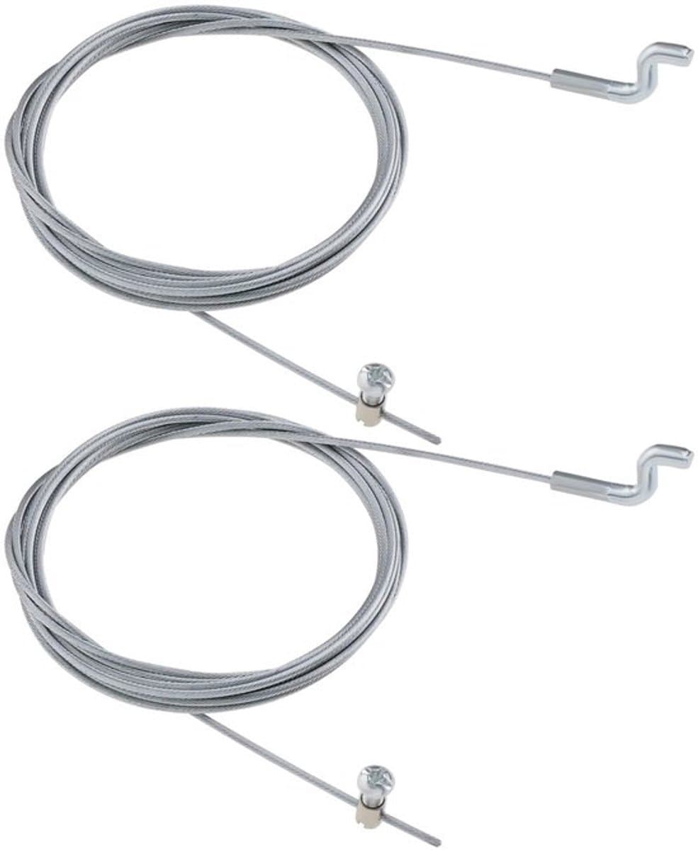 Gaskabel 2000 mm - Flexibele Kabel - Z-haak Motorremkabel - Staal - Diameter 1,5 mm - Duurzaam en Sterk — afbeelding 1