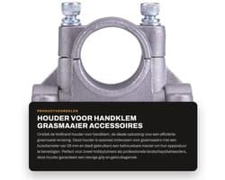 Houder - Handklem - Grasmaaier - Buis - 28 mm - Duurzaam - Grasmaaierhouder