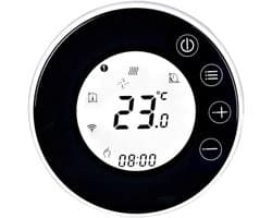 Slimme Thermostaat - Programmeerbare Regelaar - Energie Besparen - App Bediening - 11 x 10 x 6.8 cm - Wit