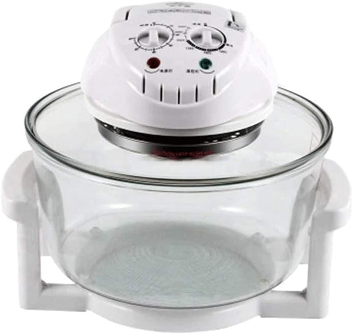 Glazen Airfryer Oven - Heteluchtfriteuse Convectie - Gezond Koken - 360 Graden Verwarming - 30 x 38 x 38 cm — afbeelding 1