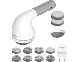 SnelShoppen - HAIDU Diepe Spiermassage met Rood Lichttherapie - Handmassageapparaat voor Rug, Schouders, Benen, Armen, Heupen, Buik, Voeten - 10 Opzet