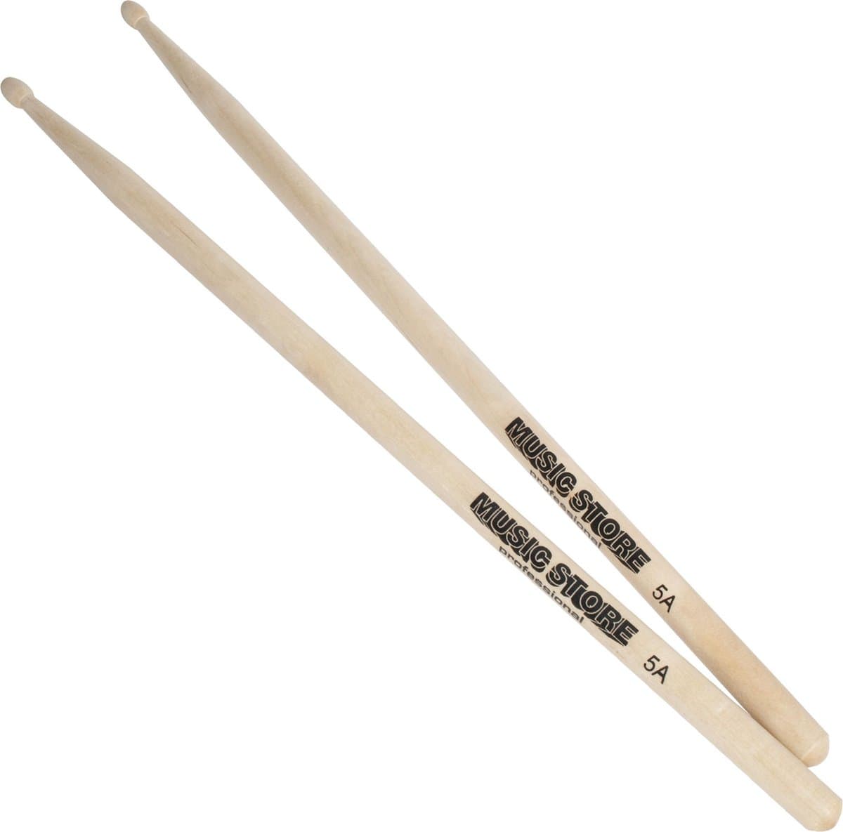 MUSIC STORE 5A Maple Sticks, Wood Tip - Drumsticks — afbeelding 1