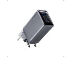 Anker Prime oplader 100 W USB-C-oplader - 3-poorts GaN opvouwbare en compacte Anker wandlader
