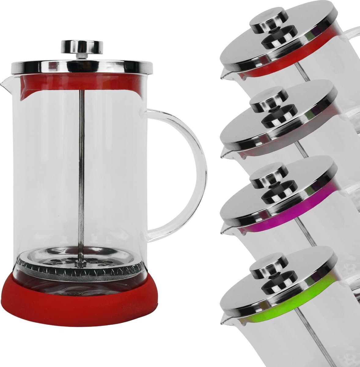 Cuisine Elegance Koffiemaker 800 Ml Rood — afbeelding 1