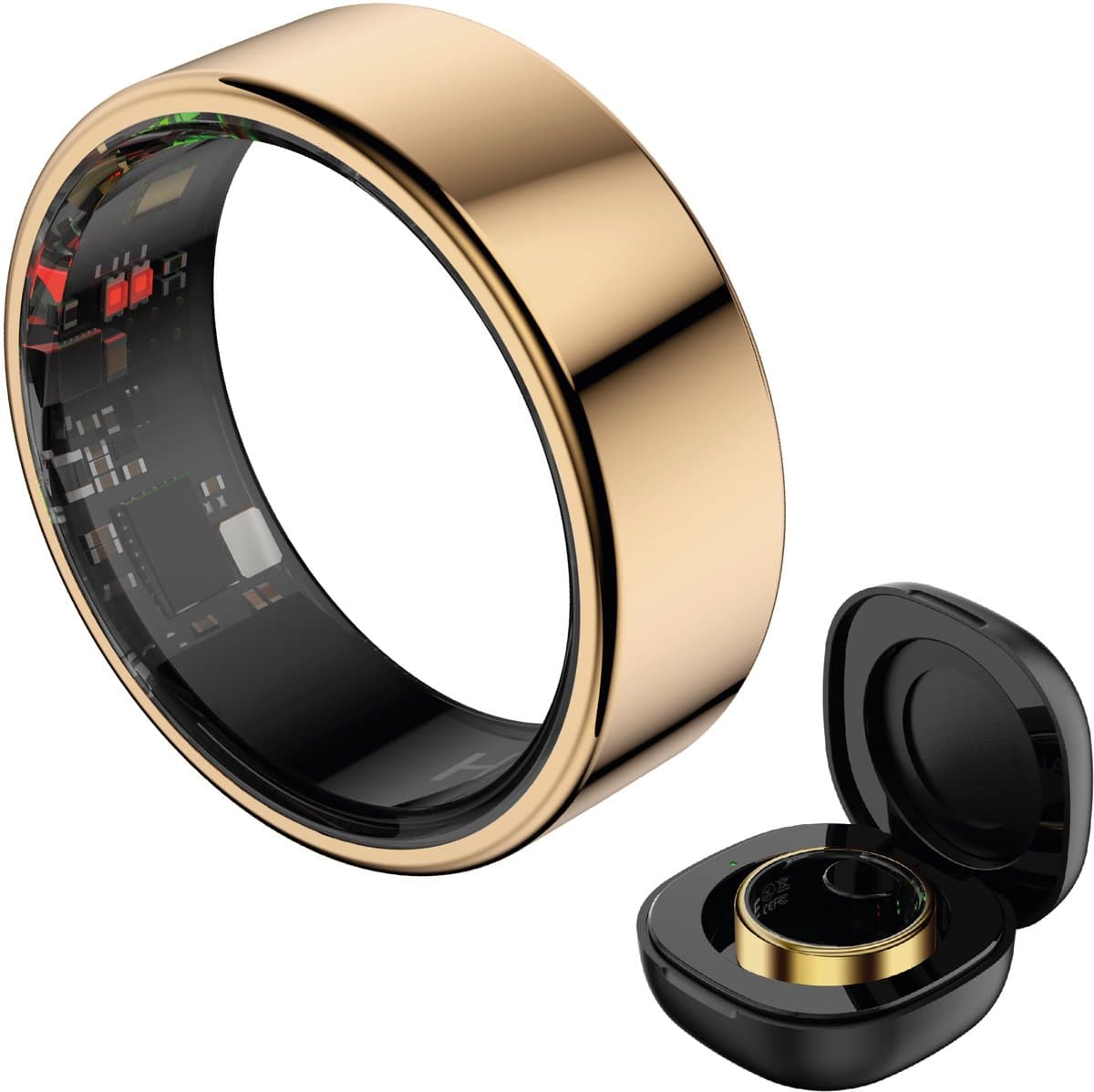 HAALE II Smart Ring met Oplaadcase - Rose - Size 7 — afbeelding 1