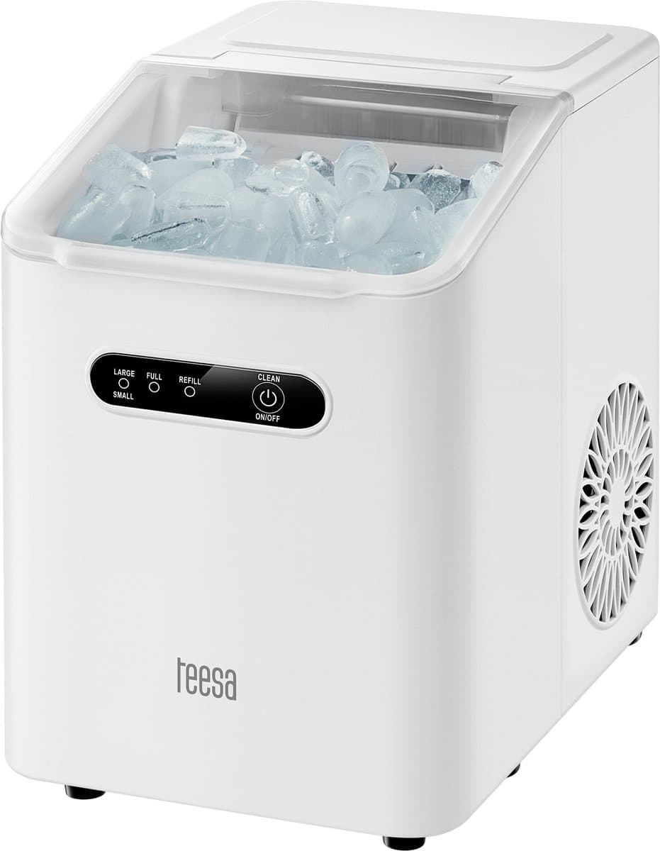 Teesa EASY ICE Serie - Ijsmachine - 11kg/IJserij - Twee Maten IJsblokjes - Automatische Reiniging — afbeelding 1