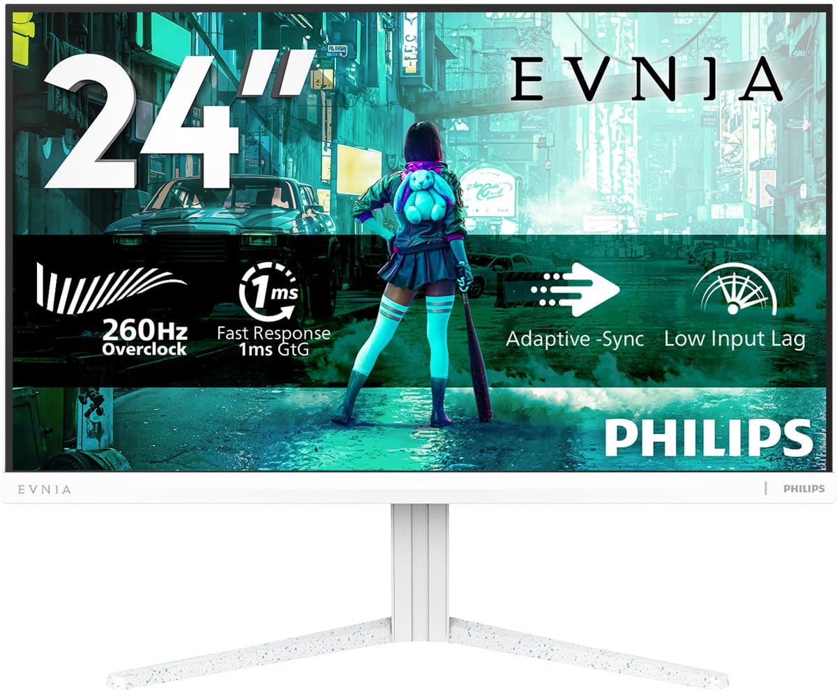 Philips Evnia 3000 24M2N3201P/00 computer monitor 60,5 cm (23.8") 1920 x 1080 Pixels Full HD LCD Wit — afbeelding 1
