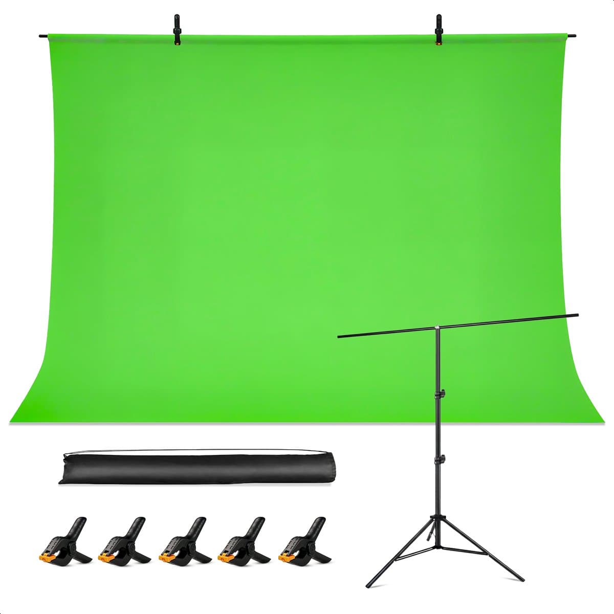 Green screen - 200x150 doek - Voor Fotografie - Achtergrond voor fotostudio - Achtergronddoek - Luft — afbeelding 1