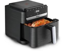 Tefal Easy Fry Mega Compact EY8618 - Airfryer XXL 7.5L - 2-in-1 Grillfunctie - 8 Programma's - 65% Energiebesparing - Voor 8 Personen