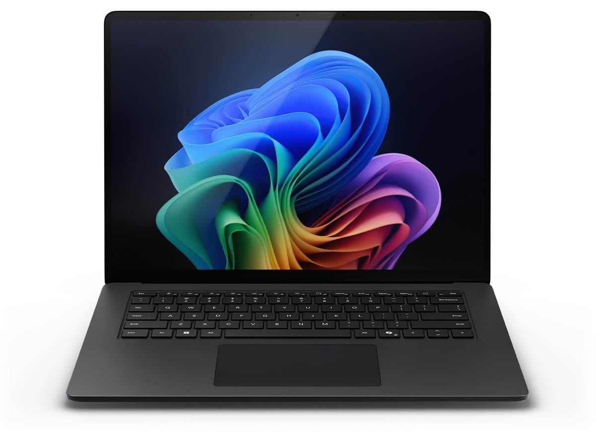 "Microsoft Surface Laptop 7 Copilot+ PC Intel Core Ultra 7 266V 38,1 cm (15"") Touchscreen 16 GB LPDDR5x-SDRAM 256 GB SSD Wi-Fi 7 (802.11be) Windows 11 Pro Zwart" — afbeelding 1