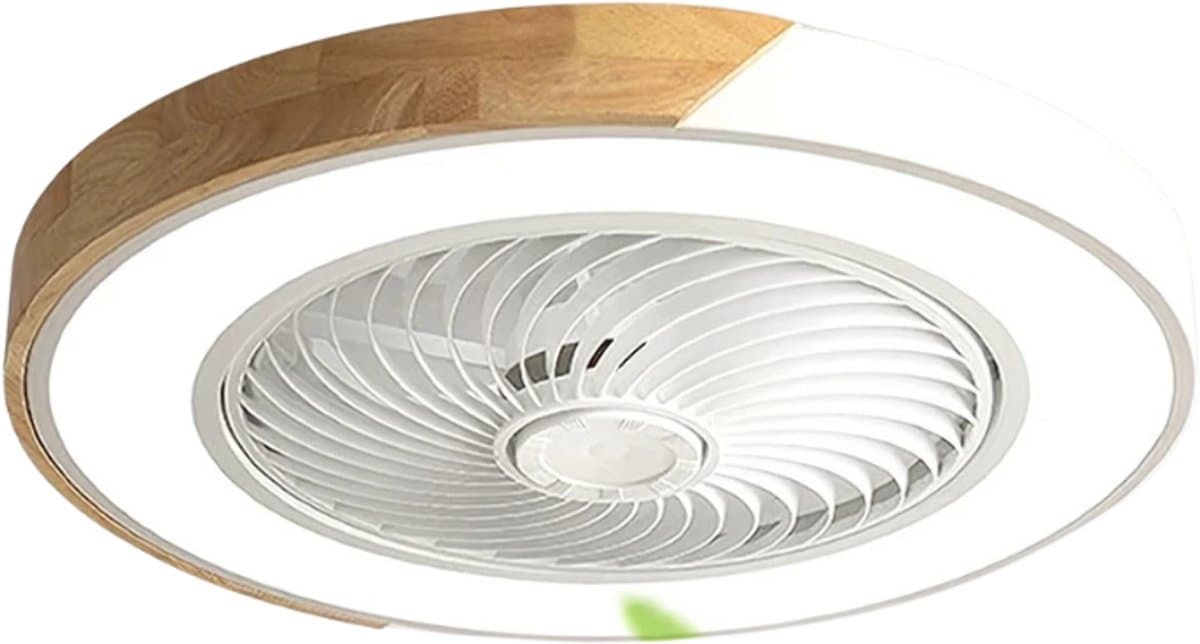 Nivard Plafondventilator - Met Verlichting - Plafond Ventilator - Met Lamp - Plafonniere Met Ventilator - Met Licht - Wit — afbeelding 1