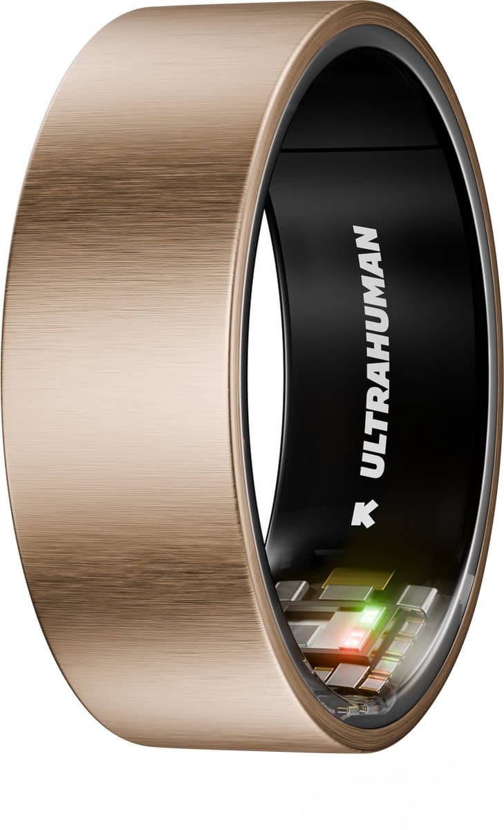 ULTRAHUMAN Ring AIR – Smart Ring | Geen maandabonnement | Bepaal eerst de juiste maat met de Sizing Kit | Slaaptracker - Hartslagmeter - Fitnesstracker – Rose Gold – Size 10 — afbeelding 1