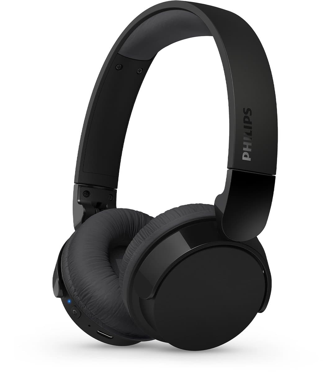 PHILIPS TAH3209BK Lightweight On Ear draadloze Bluetooth Headphones met Passive Noise Isolation - 25 uur afspeeltijd, natuurlijk geluid, heldere gesprekken, dynamische bass, 2 uur USB-laden - Zwart — afbeelding 1