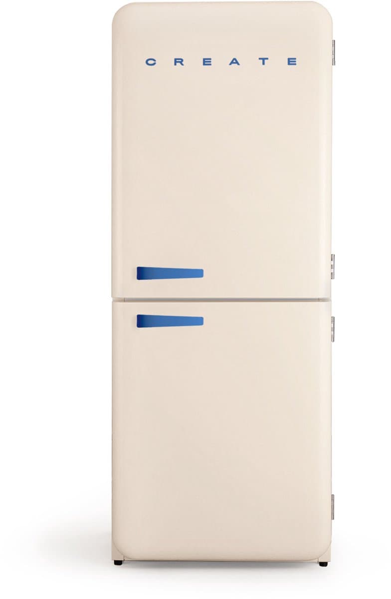 CREATE - Koelkast in retro stijl - FRIDGE RETRO COMBI 401 L — afbeelding 1