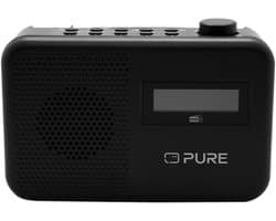 Pure Elan One² DAB+ draagbare radio met Bluetooth, Zwart