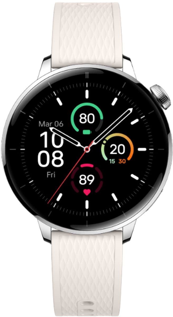OnePlus Watch 3 43 mm, zilver — afbeelding 1