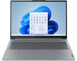 Lenovo IdeaPad Slim 3 16IRU8 Intel® U U300 Laptop 40,6 cm (16") WUXGA 8 GB LPDDR5-SDRAM 512 GB SSD Wi-Fi 6 (802.11ax) Windows 11 Home Grijs