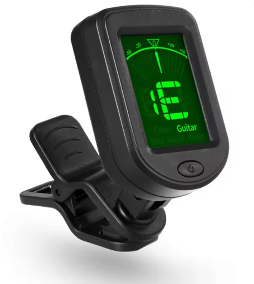 Clip-on Gitaar tuner - Stemapparaatje voor Gitaar - Bas - Viool - Ukelele - Chromatisch - Stemapparaat - Gitaar Stemmen — afbeelding 1