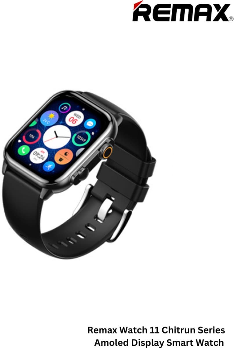 Remax WATCH11 - SmartWatch - Chitrun AMOLED Display - Zwart — afbeelding 1