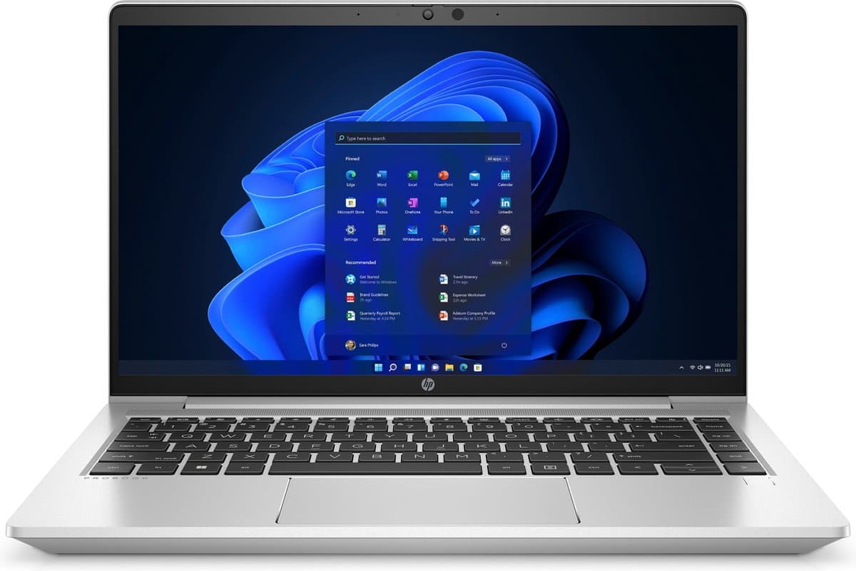 HP ProBook 640 G8 DDR4-SDRAM Notebook 35,6 cm (14") 1920 x 1080 Pixels Intel® 11de generatie Core™ i5 8 GB 256 GB SSD Wi-Fi 6 (802.11ax) Windows 10 Pro Zilver — afbeelding 1