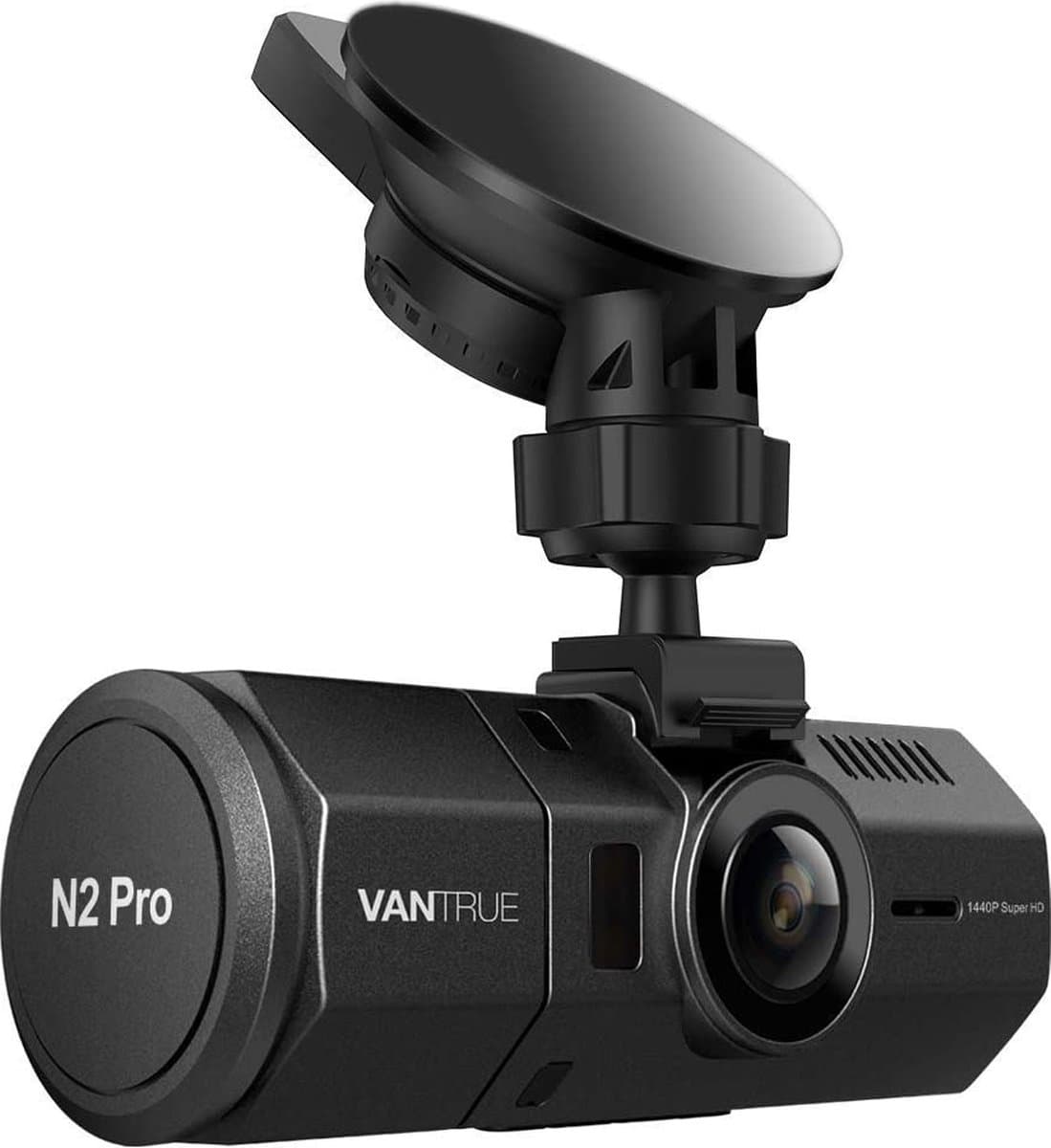 Vantrue N2 Pro Dual 1080P Dash Cam Front en Cabin Dashcam voor auto's (2.5K 1440P Single Front) 1.5 inch 310° Autocamera Infrarood Nachtzicht, Sony Sensor, Parkeermodus, G-Sensor, 256GB Max — afbeelding 1