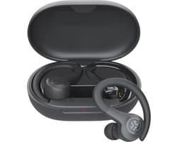 JLab Go Sport Draadloze Oordopjes - Oortjes Draadloos - Bluetooth - 35 uur Batterijduur - IP55 Waterbestendig - Aanpasbare EQ3 instellingen - Hardlopen - In Ear - Zwart