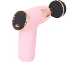 Massagepistool met verwisselbare koppen en 20 intensiteitsniveaus voor spierstimulatie en ontspanning