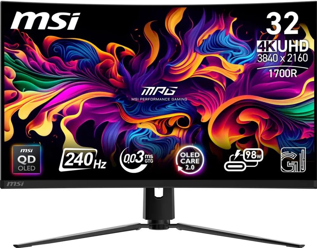 MSI MPG 321CURX QD-OLED Curved — afbeelding 1