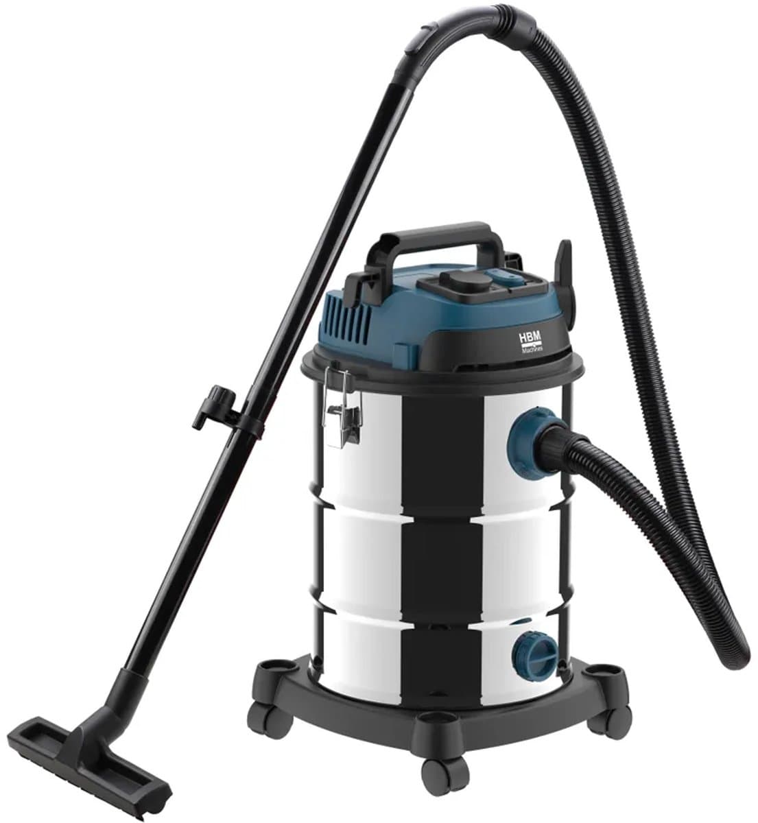 HBM Bouwstofzuiger Nat/Droog 1400W 30L (HEPA-filter) — afbeelding 1
