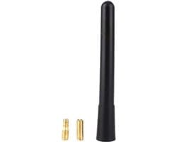 Auto Antenne - Korte Universele Radio Antenne - FM / AM - 10cm Lang - Zwarte