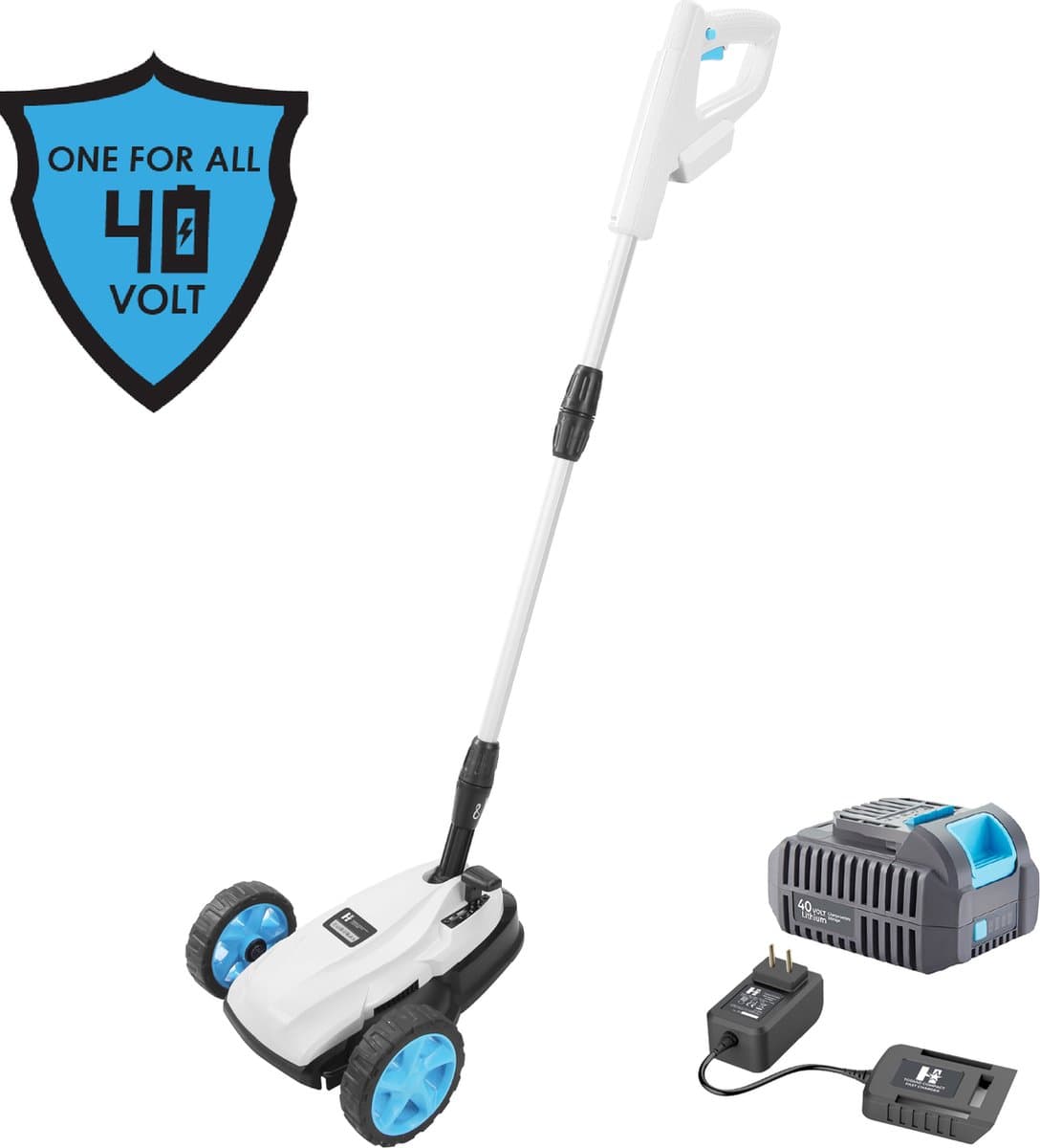H-Ster accu grasmaaier Lieke 40V - Maaibreedte 220mm - maaihoogte 30-50mm - bladsnelheid 6000/min - incl. 40V accu en lader — afbeelding 1