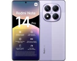 Xiaomi Redmi Note 14 Pro - 5G - 8GB/256GB - Lavender Paars