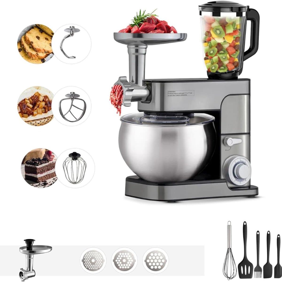 VELTRR® Keukenrobot - Keukenmixer - Deegmachine Zwaar Deeg — afbeelding 1