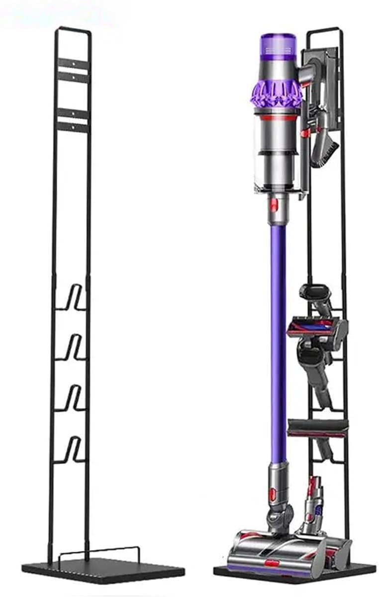 WoonWonder - Stabiele Metalen Stofzuigerstandaard voor Dyson & Dyson Handheld met ruimte voor Draadloze Stofzuigeropzetstukken en Accessoires - Dyson — afbeelding 1