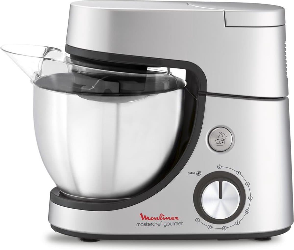 Moulinex QA519D keukenmachine 1100 W 4,6 l Zilver Ingebouwde weegschalen — afbeelding 1