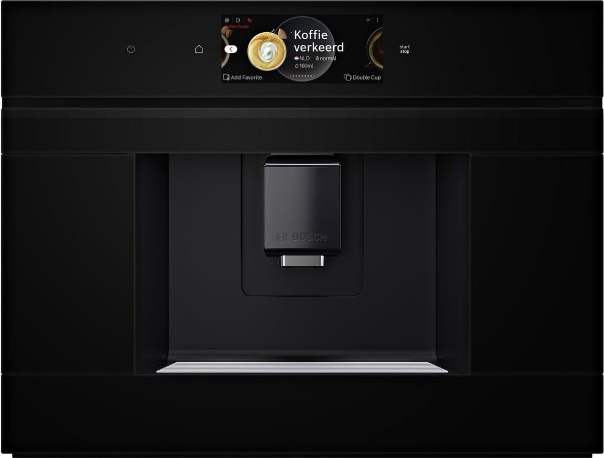 Bosch CTL7181B0 - Serie 8 - Volautomaat inbouw koffiemachine - Zwart - Home Connect - Auto Milk Clean — afbeelding 1