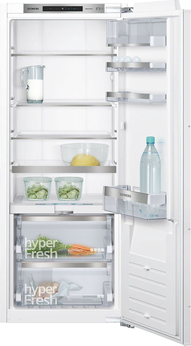 Siemens KI51FADE0 - iQ700 - Inbouwkoelkast - 139.7 cm x 55.8 cm - Vlakscharnier - hyperFresh Premium 0 °C: De beste omgeving voor al je versproducten - Led verlichting — afbeelding 1