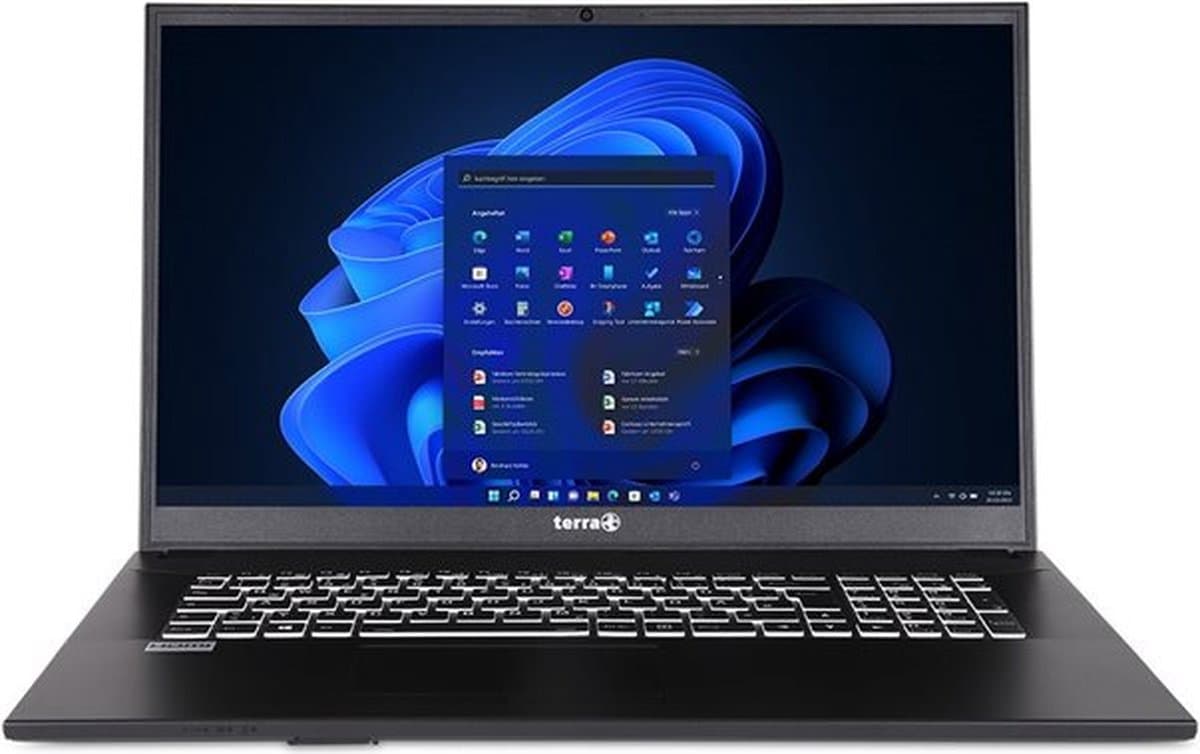 Terra Mobile 1716R 17.3" FullHD laptop - Intel Core i5-1334U - 16GB - 4.0TB M.2 SSD - Iris Xe Graphics - DVD±RW - Windows 11 Pro — afbeelding 1
