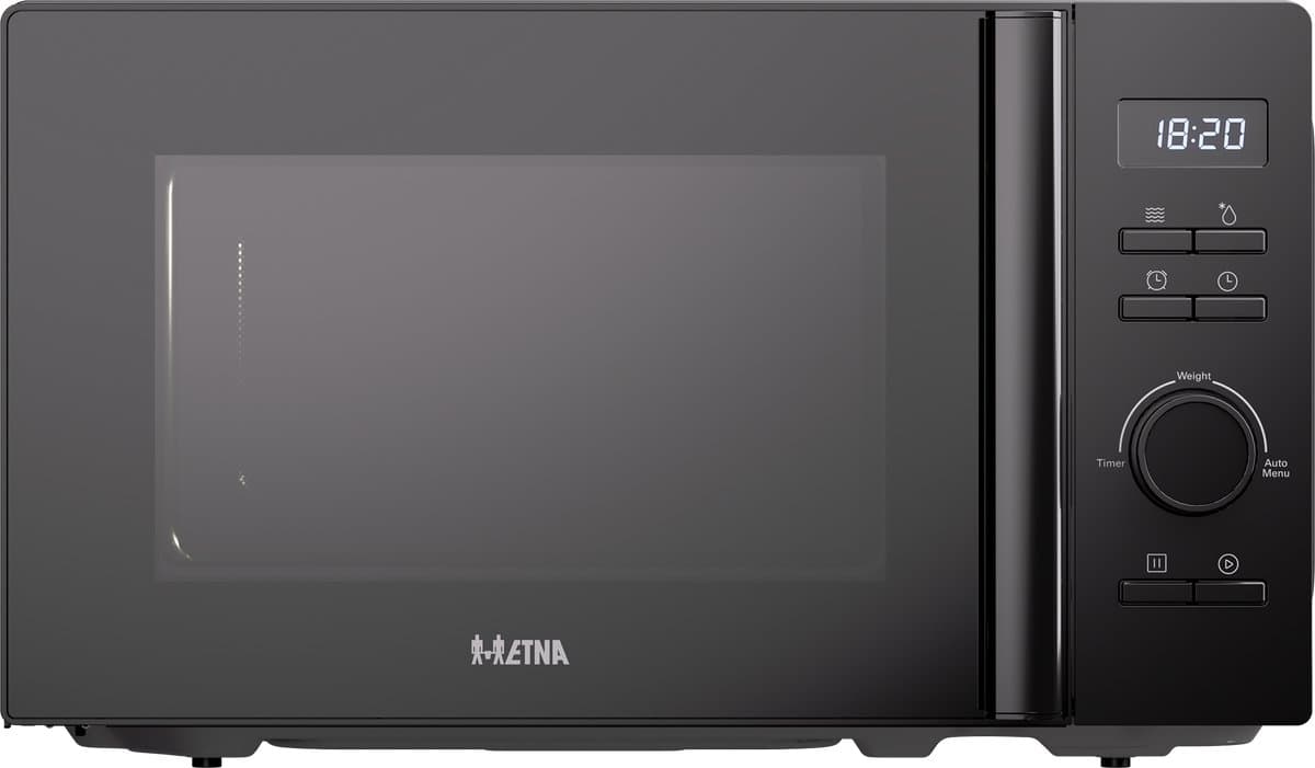 ETNA SMV820 Solo Magnetron – Vrijstaand – 20 liter – 800 watt – 5 standen – 8 automatische programma’s – Zwart — afbeelding 1