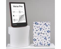 PocketBook Verse Pro e-reader Passion Red – 6 inch – 16 GB – waterdicht + Bloemen Hoesje – voordeelbundel