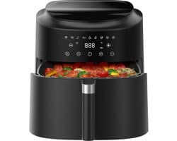 AIMASON AF80D10 XXL Heetluchtfriteuse 9L - 2350W Airfryer voor Snel Koken - 9 Programma's - LED-display - Verwarmfunctie - Metalen binnenkant - Moderne Airfryer voor Familiegerechten